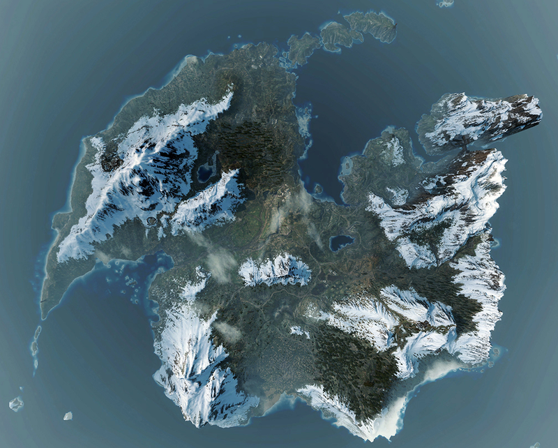 Illustration for article titled The Witcher 3 Aerial Shots Are Like Satellite Photos